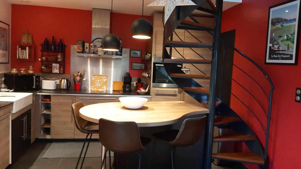 Maison Chaleureuse Bord de Mer Primelin Extérieur photo