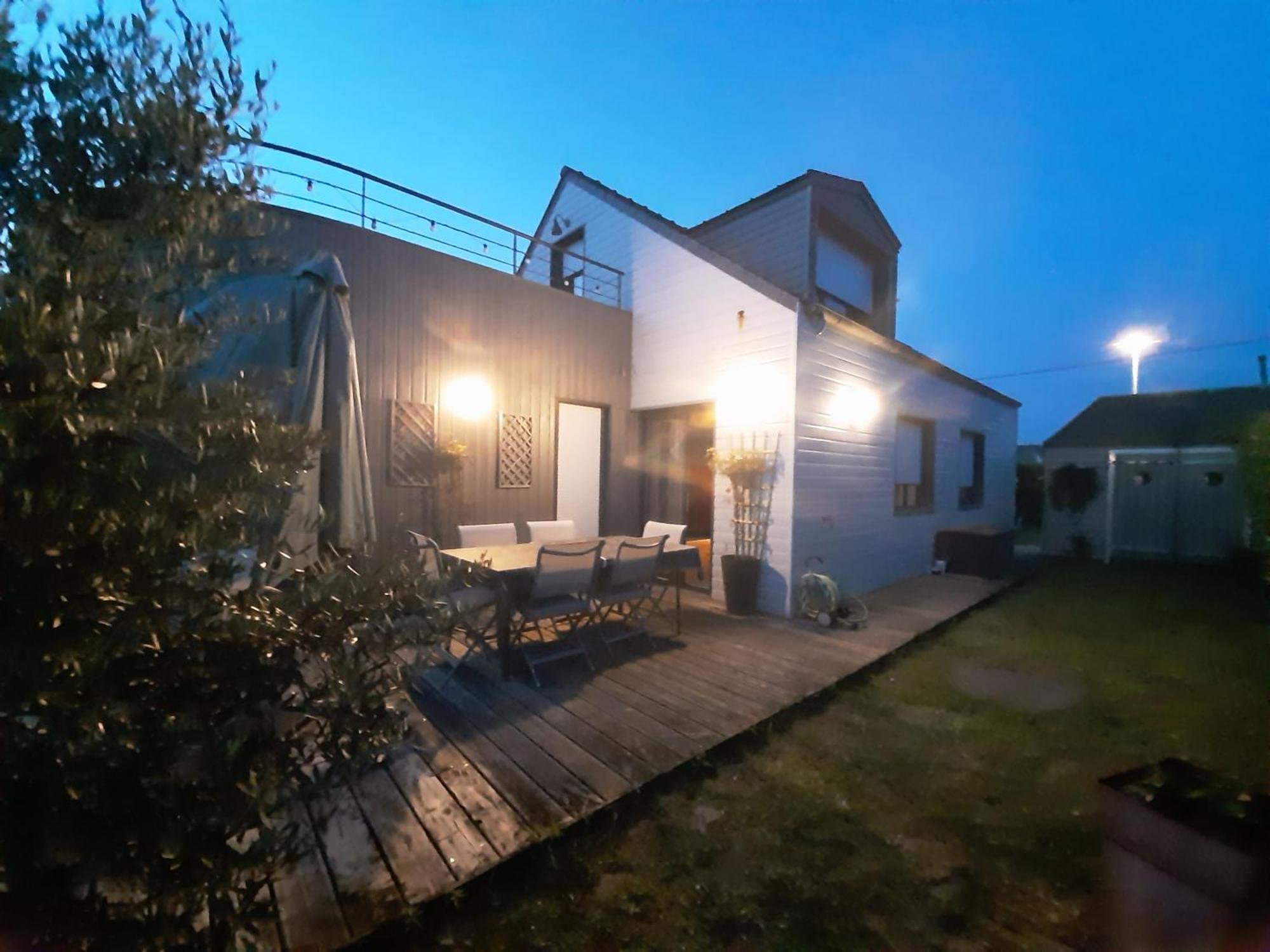 Maison Chaleureuse Bord de Mer Primelin Extérieur photo