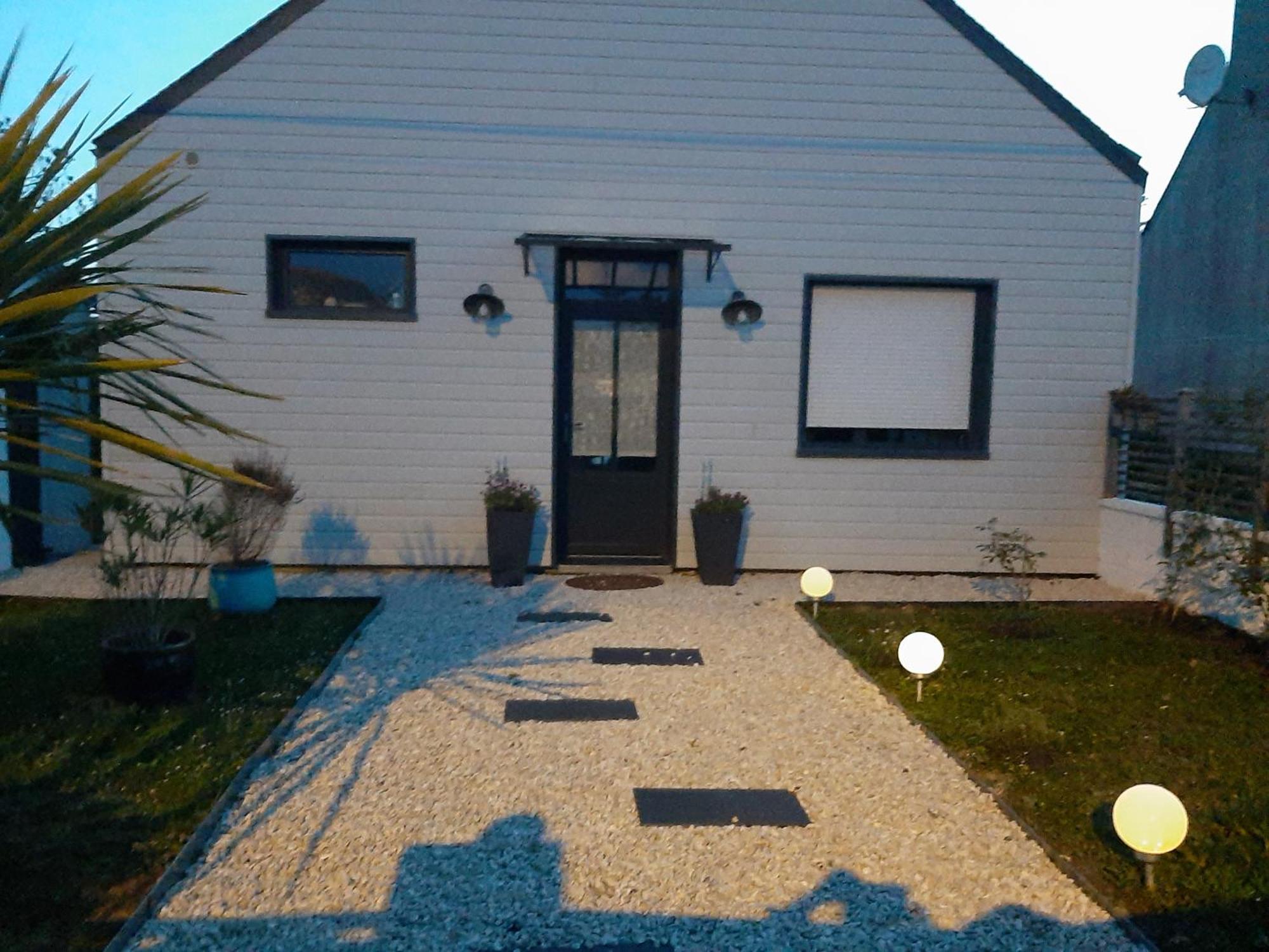 Maison Chaleureuse Bord de Mer Primelin Extérieur photo